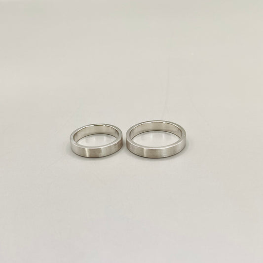 ARGOLLAS CUADRADAS PLATA PALADIO